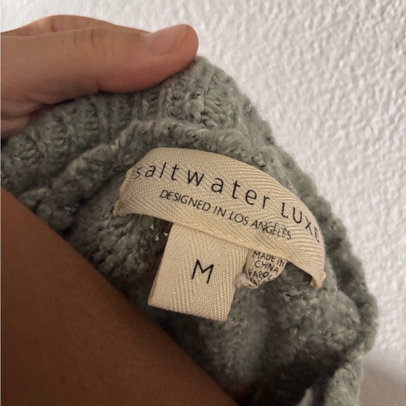 Jed Saltwater LUXE Multicolor Striped Sweater so soft size medium. - Picture 12 of 15